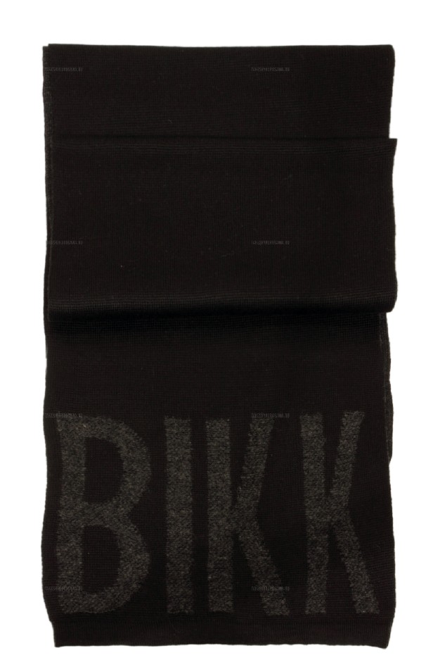 Чёрный шарф Bikkembergs