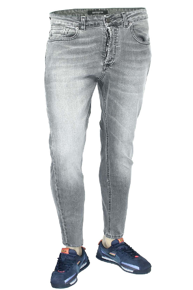Серые узкие джинсы Takeshy Kurosawa