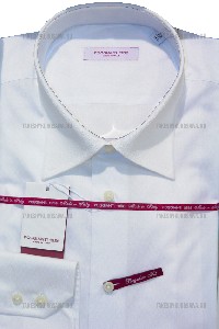 Белая классическая рубашка  Poggianti