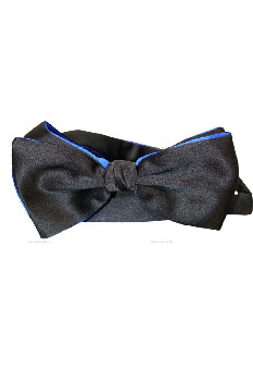 Чёрная с синим галстук - бабочка Takeshy Kurosawa