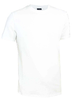 Белая однотонная футболка Yes London
