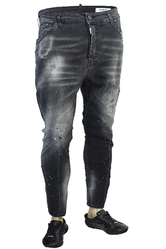 Чёрные зауженные джинсы Takeshy Kurosawa