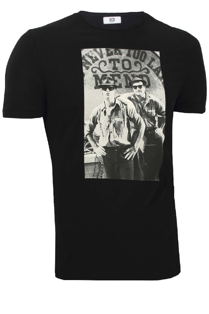 Чёрная футболка Братья Блюз Iceberg