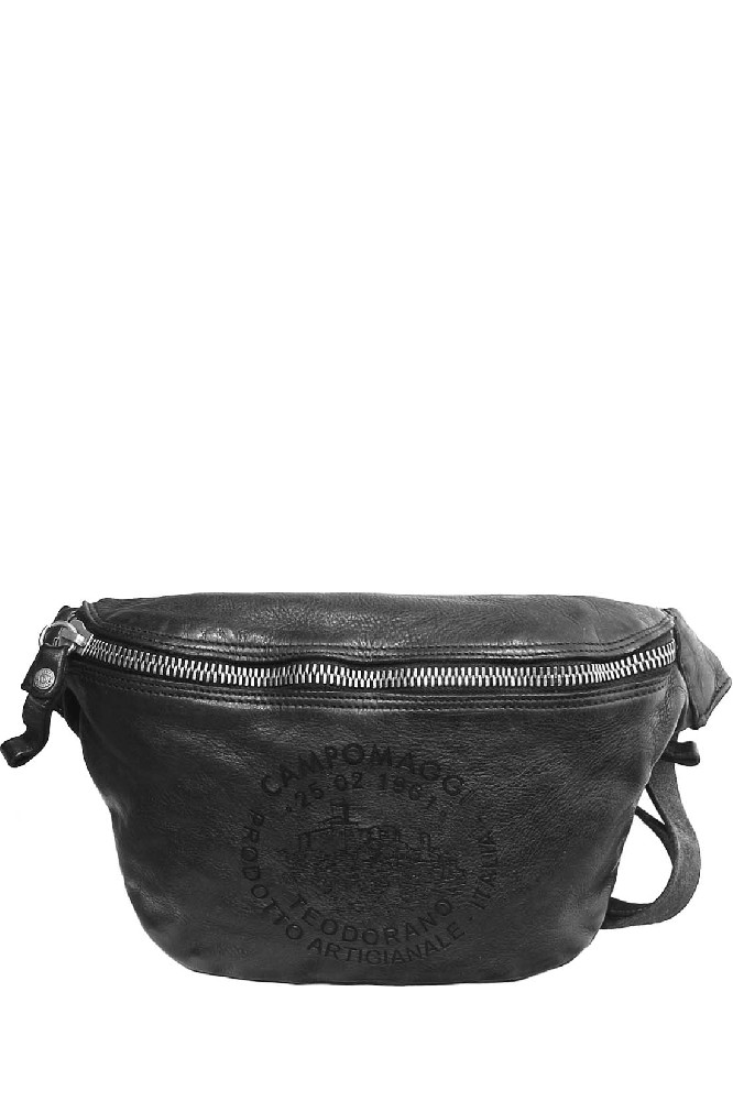 Чёрная поясная сумка Campomaggi
