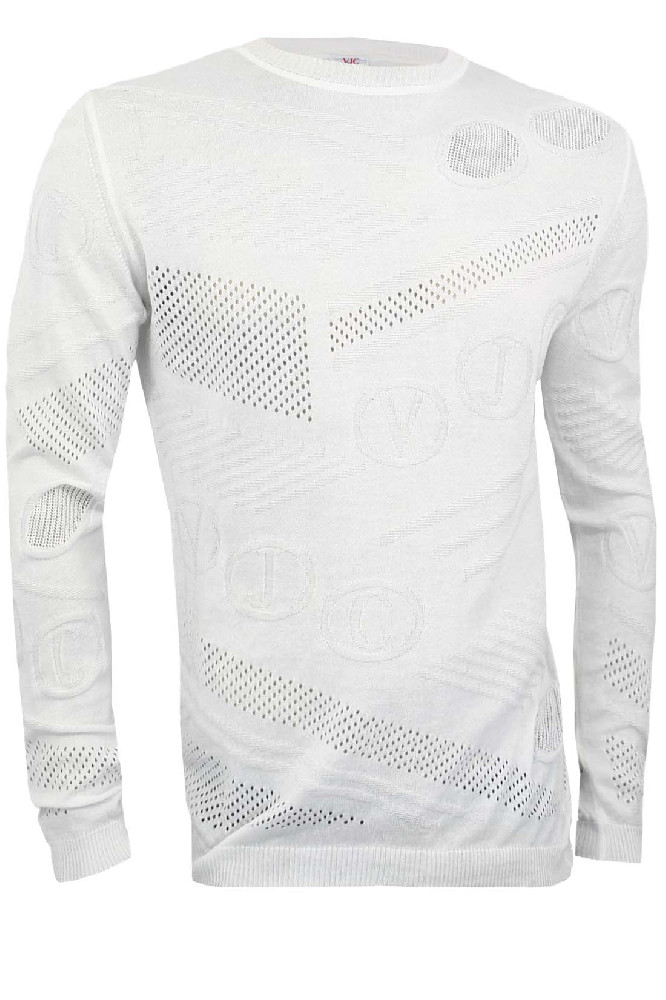 Белый лонгслив Versace