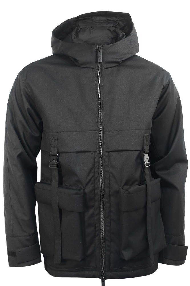 Чёрный мужской пуховик After Label