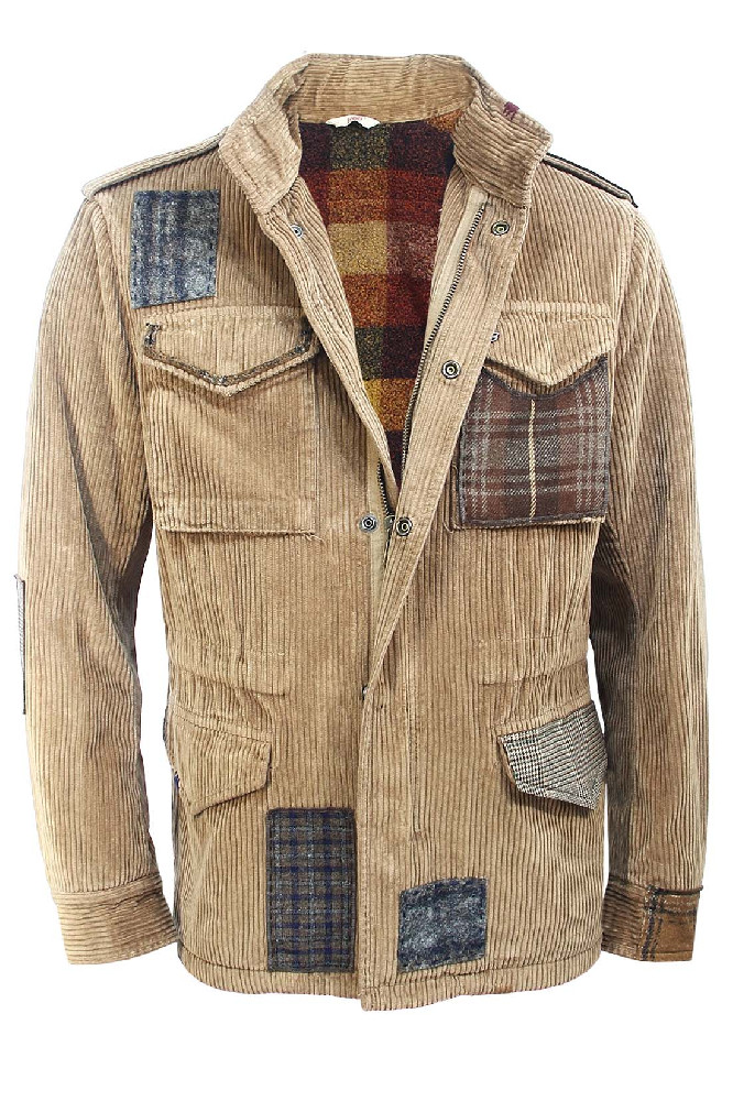 Вельветовая утеплённая куртка Bob