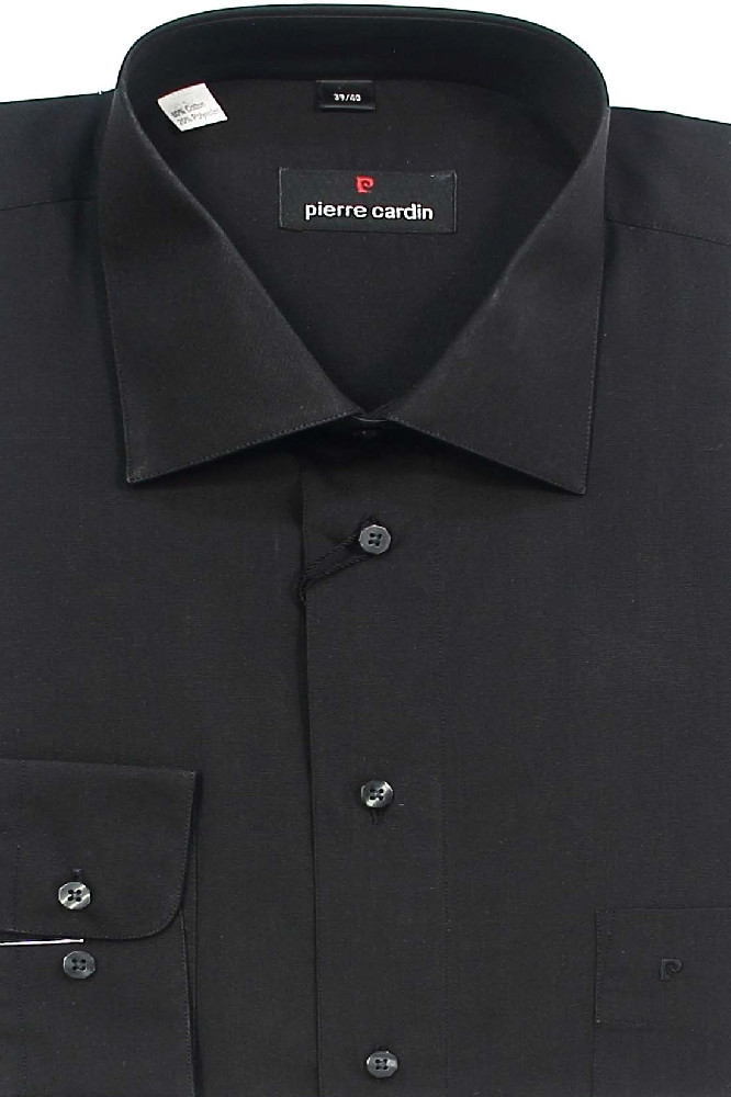 Чёрная классическая рубашка Pierre Cardin