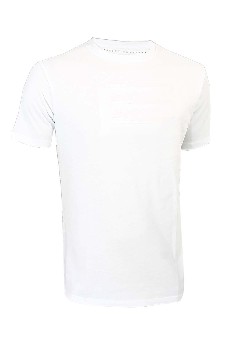 Белая однотонная хлопковая футболка Takeshy Kurosawa