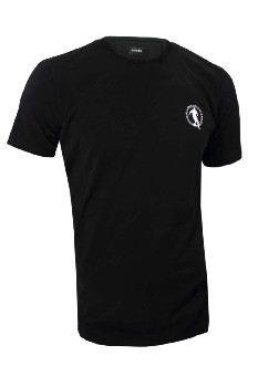 Однотонная чёрная футболка Bikkembergs