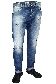 Стильные джинсы с заплатками Neill Katter