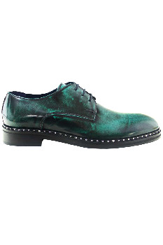 Зелёные мужские ботинки Angelo Pallotta