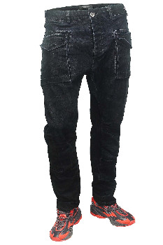 Джинсы с флоковым покрытием Messagerie