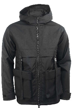 Чёрный мужской пуховик After Label