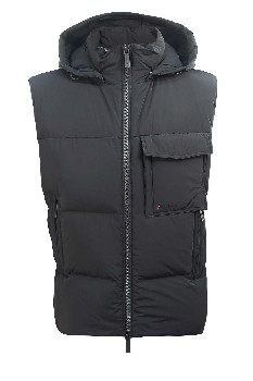 Чёрный пуховый жилет After Label