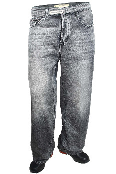 Серые широкие джинсы Yes London