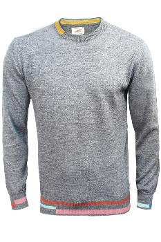 Серый джемпер из шерсти и акрила Bob