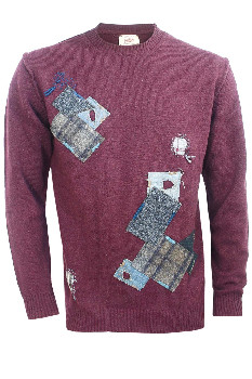 Бордовый свитер Bob