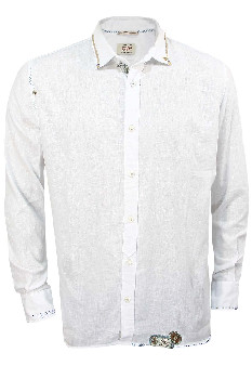 Белая рубашка из льна Bob