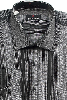 Серая классическая рубашка Pierre Cardin